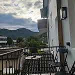 In The Middle Of The Center In A Quiet Street Stryn